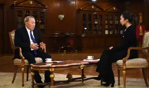 Президент Казахстана дал интервью китайскому телеканалу ССTV