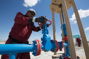 Резкий спад добычи газа зафиксирован в Казахстане