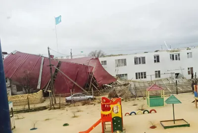 Обрушение кровли школы в селе Курык прокомментировали в Мангистауской области
